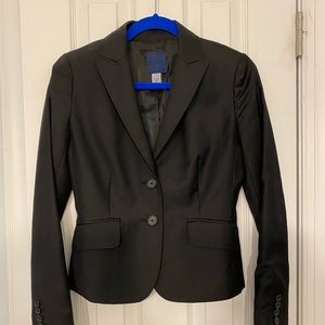 J Crew Super 120s black blazer.